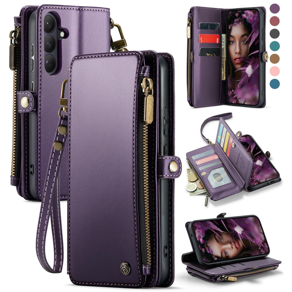 Galaxy S26 Plus/S26+ Card Holder Leather Wallet Phone Case, 20N-197PH006